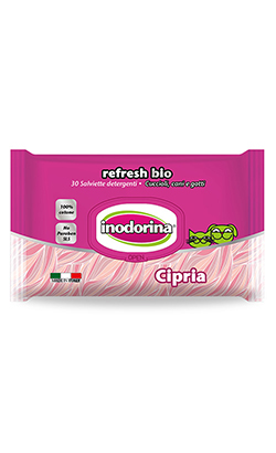 Inodorina Toalhetes Refresh Bio | Cipria