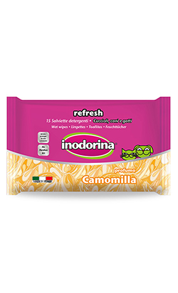 Inodorina Toalhetes Refresh Pocket | Camomila