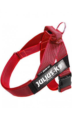 Julius-K9 IDC Color & Grey Harness | Vermelho