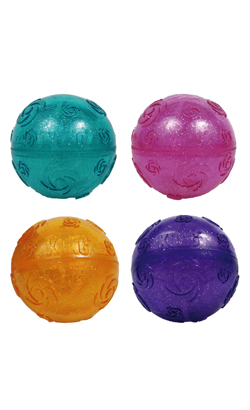 Kong Squeezz Crackle Ball - Cores Sortidas