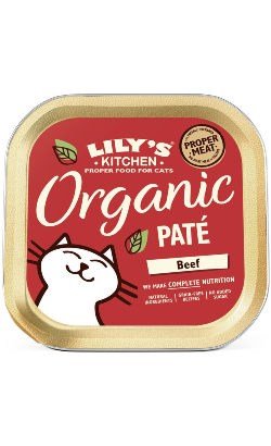 Lilys Kitchen Cat Adult Organic Paté Beef | Wet (Terrina)