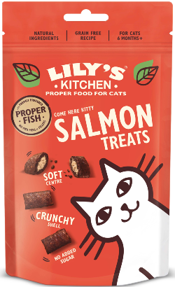 Biscoitos para Gato Lilys Kitchen Cat Adult Salmon Treats - Campanh terminada Biscoitos para Gato Lilys Kitchen Cat Adult Salmon Treats - Campanh terminada - Biscoitos & Snacks