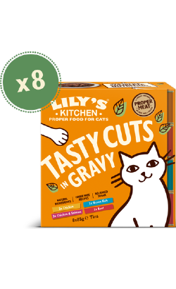Lilys Kitchen Cat Tasty Cuts Multipack in Gravy | Wet (Lata)