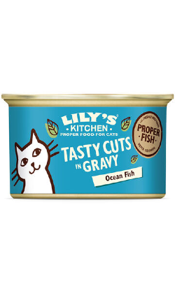 Lilys Kitchen Cat Tasty Cuts Ocean Fish in Gravy | Wet (Lata)