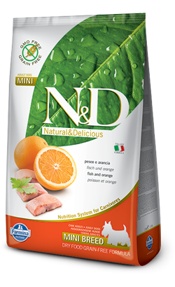 N&D Dog Mini Adult Fish & Orange - Grain Free N&D Dog Mini Adult Fish & Orange - Grain Free