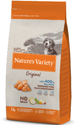 Natures Variety Dog Original No Grain Junior Salmão 