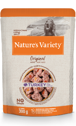 Natures Variety Dog Original No Grain Medium Maxi Peru Paté | Wet (Saqueta) 