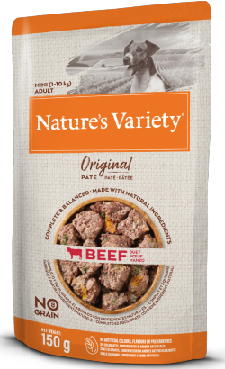 Natures Variety Dog Original No Grain Mini Vaca Paté | Wet (Saqueta) 