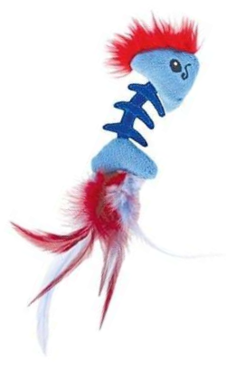 Petstages Feather Fish Bone