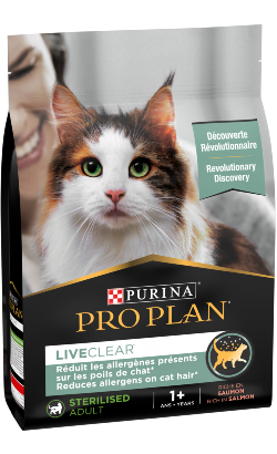 Ração para Gatos Pro Plan Cat Liveclear Sterilised Adult Salmon Ração para Gatos Pro Plan Cat Liveclear Sterilised Adult Salmon - Alimentação e Ração Regular para Gatos