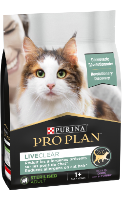 Pro Plan Cat Liveclear Sterilised Adult Turkey