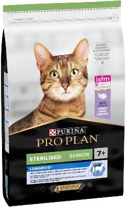 Pro Plan Cat Longevis Sterilised Adult 7+ Turkey & Rice