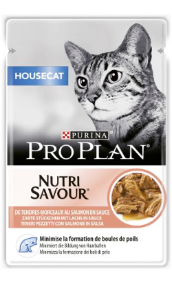 Pro Plan Housecat Nutrisavour with Salmon | Wet (Saqueta)