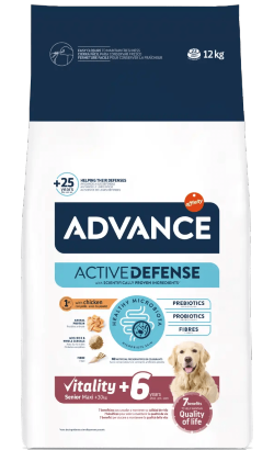 Ração para Cão Advance Dog Maxi Senior +6 Chicken & Rice Ração para Cão Advance Dog Maxi Senior +6 Chicken & Rice - Alimentação e Rações para Cães