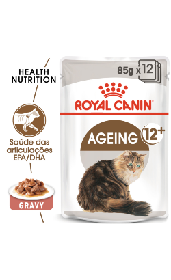 Royal Canin Cat Ageing +12 in Gravy | Wet (Saqueta)