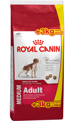 Royal Canin Dog Medium Adult - Bónus