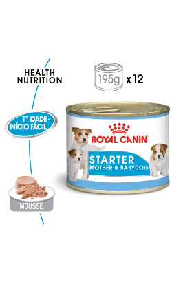 Ração húmida para Cão Royal Canin Dog Starter Mousse | Wet (Lata) Ração húmida para Cão Royal Canin Dog Starter Mousse | Wet (Lata) - Alimentação e Rações para Cães