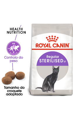 Ração para Gatos Royal Canin Cat Sterilised 37 Ração para Gatos Royal Canin Cat Sterilised 37 - Alimentação e Ração Regular para Gatos