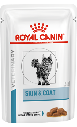 Ração húmida para Gatos Royal Canin Vet Care Nutrition Feline Skin & Coat | Wet (Saqueta) Ração húmida para Gatos Royal Canin Vet Care Nutrition Feline Skin & Coat | Wet (Saqueta) - Alimentação e Ração Regular para Gatos
