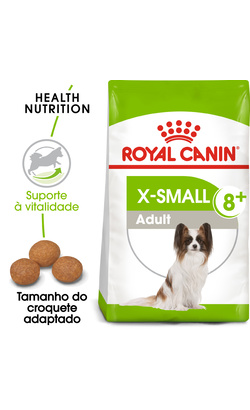Ração Royal Canin X-Small Adulto 8+ Para Cães a Partir de 8 Anos