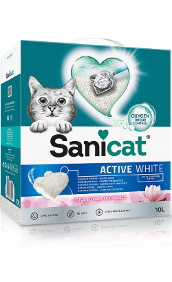 Areia para Gato Sanicat Active White Lotus Areia para Gato Sanicat Active White Lotus - Produtos & Acessórios - Areias & Litters
