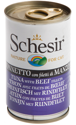 Schesir Cat Atum com Filete de Carne em Gelatina | Wet (Lata)