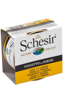 Schesir Cat Atum com Surimi em Gelatina | Wet (Lata)