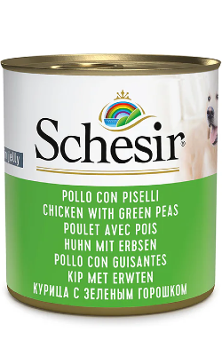 Ração húmida para Cão Schesir Dog Frango e Ervilhas em Gelatina | Wet (Lata) Ração húmida para Cão Schesir Dog Frango e Ervilhas em Gelatina | Wet (Lata) - Alimentação e Rações para Cães