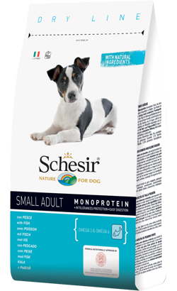 Ração para Cão Schesir Dog Small Adult Maintenance with Fish Ração para Cão Schesir Dog Small Adult Maintenance with Fish - Alimentação e Rações para Cães