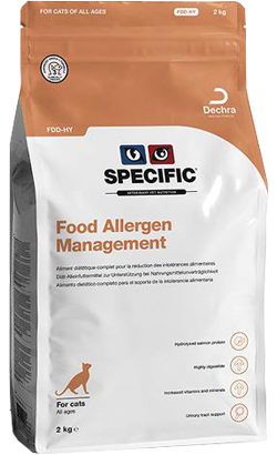 Specific Cat FDD-HY Food Allergen Management