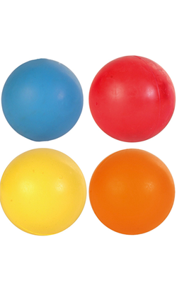 Trixie Brinquedo  Ball Natural Rubber - Cores Sortidas