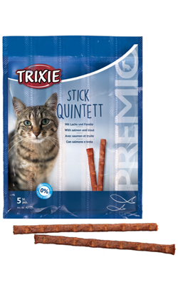 Biscoitos para Gato Trixie Cat Stick Quintett | Salmon & Trout Biscoitos para Gato Trixie Cat Stick Quintett | Salmon & Trout - Biscoitos & Snacks