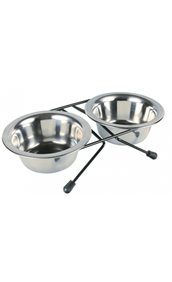 Trixie Eat on Feet Stainless Steel Bowl Set Trixie Eat on Feet Stainless Steel Bowl Set
