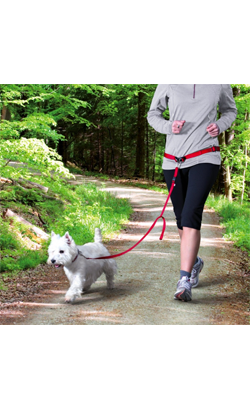 Trixie Waist Belt with Leash for Small and Medium-Sized Dogs