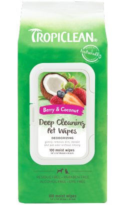 Tropiclean Deep Cleaning Wipes