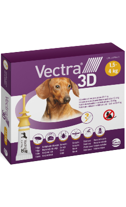 Vectra 3D Cão XS 1.5 - 4 Kg