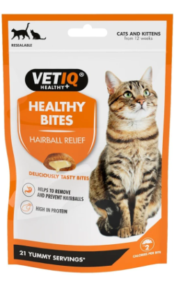 Vetiq Healthy Bites Hairball Remedy Treats Cat 