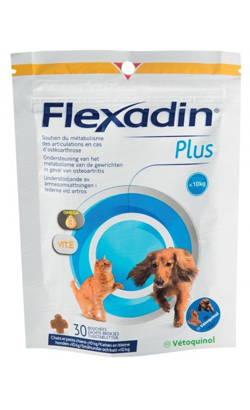 Vétoquinol Flexadin Plus Cães Pequenos e Gatos