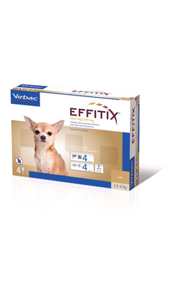 Virbac Dog Effitix -XS- Spot-On 1,5-4 Kg