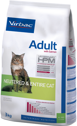 Virbac HPM Adult Neutered & Entire Cat with Salmon