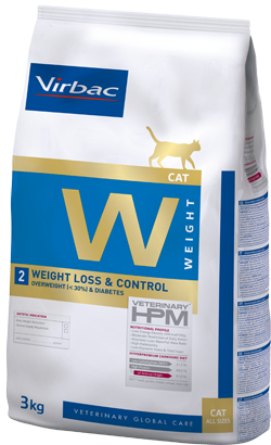 Virbac Veterinary HPM W2 Cat Weight Loss & Control | 1,5 kg