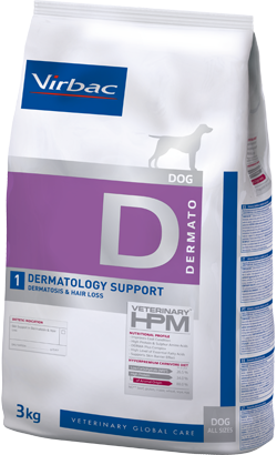 Virbac Veterinary HPM D1 Dog Dermatology Support