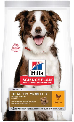 Ração para Cão Hills Science Plan Adult Healthy Mobility Medium Adult with Chicken - Alimentação e Rações para Cães